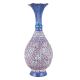 Blue Copper Enamel Flower Vase From The Middle East