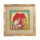 Painting Arjun Mahabharat's Marriage In A Golden Frame