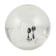 Clear Glass Round Crystal Ball Paper Weight With Marine Life