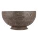 Brass Footed Bowl With Black Patina