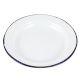 Utensil Plate With White Enamel Work