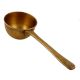 English Brass Ladle With A Deep Cup