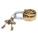 Brass Girl Dolphin Padlock Door Lock