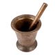 Brass Mortar And Pestle In Dark Finish