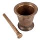 Brass Mortar And Pestle In Dark Finish