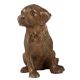 Sitting Brass Puppy Dog Figurine