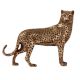 Hand Crafted Brass Leopard Statue