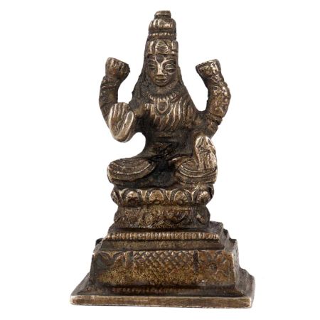 Brass Lakshmi Mata SittingÂ  Statue