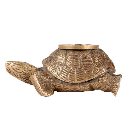 Brass Turtle Candle holder