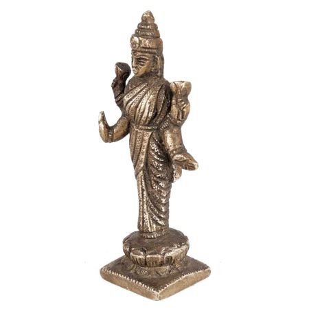 Brass Laxmi Mata Statue With Four Arms