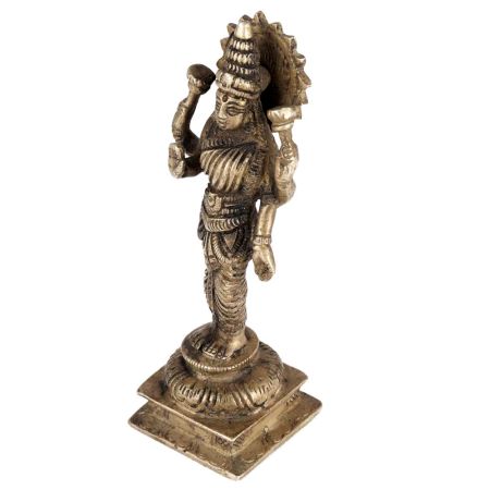 Brass Standing Laxmi Statue