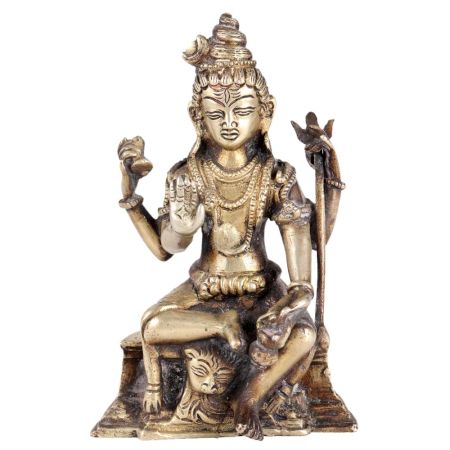 Brass Shiva Supreme God Statue