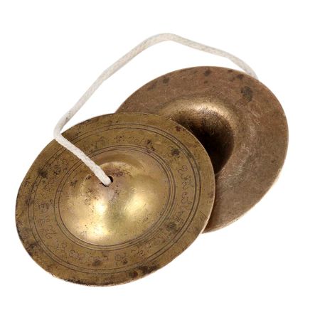 Traditional Brass Manjeere Or Hand Chimbals In Pair