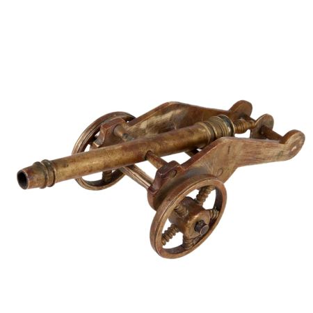 Brass Cannon Showpiece Historic Display