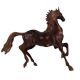 Brass Galloping Statue In Copper Finish