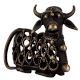 Brass Jali Design Sitting Nandi Statue
