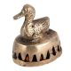 Antique Brass Duck Figurine Foot Scrubber