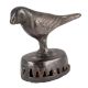Brass Parrot Foot Scrubber In Antique Finish