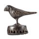 Brass Parrot Foot Scrubber In Antique Finish