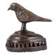 Bird Brass Vajri Foot Scrubber Rattle In Dark Finish