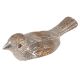Brass Cute Bird Figurine In Antique Finish