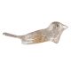 Brass Cute Bird Figurine In Antique Finish