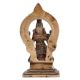 Brass Ganesha Statue Sitting With Prabhavali