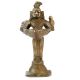 Brass Goddess Meenakshi Holding  Diya With Parrot