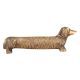 Brass Dachshund Dog Card Holder