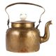 Rustic Brass Kettle For Tea And Coffee