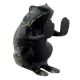 Two Black Brass Frogs Bookends For Your Shelves