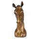 Brass Horse Bust With  Antique finish