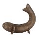 Brass Ash Tray Candle StandÂ WithÂ Fish Figure
