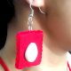 Red KaudiÂ CombineÂ NeckpieceÂ WithÂ EarringsÂ Set