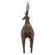 Brass Tribal Deer Statue In Antique Finish
