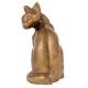 Brass Sitting Cat Statue