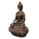 Brass Shakyamuni Buddha Statue In Dark Finish