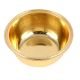 Golden Brass Bowl With Decorative Rim