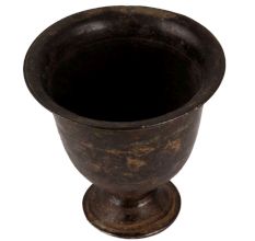 Brass Pedestal Vase For Decoration In Antique Finish