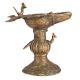 Dhokra Peacock Indian Oil Lamp