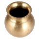 Golden Round Water Storage Pot