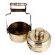 Brass Lunch Box With TwoÂ Compartment