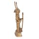Folk Art Brass Figurines With Tribal Dance Themes