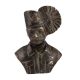 Brass Indian Soldier Bust in Uniform with Turban