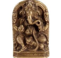 Brass Ganesha Statue Idol Showpiece