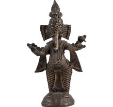 Brass Ganesha Tribal Dhokra Statue