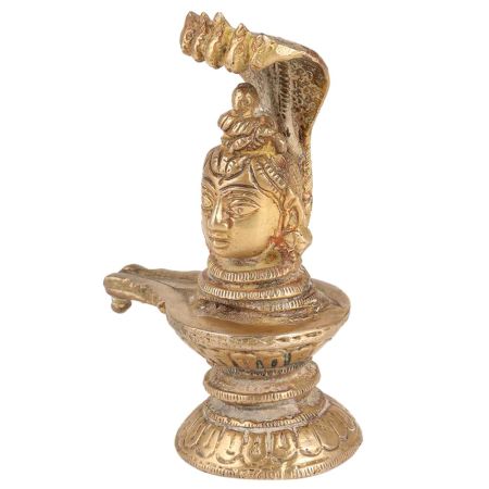 Brass Shiva Lingam Statue Idol