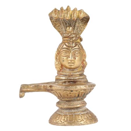 Brass Shiva Lingam Statue Idol