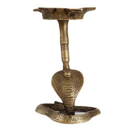 Brass Five Wick Snake Oil Lamp Holder