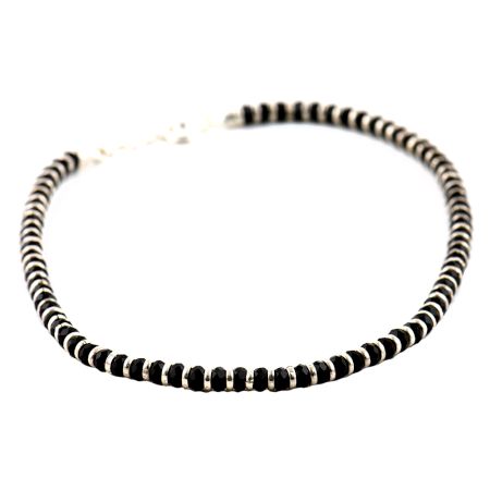 Beaded Bracelet in 92.5 Sterling Silver